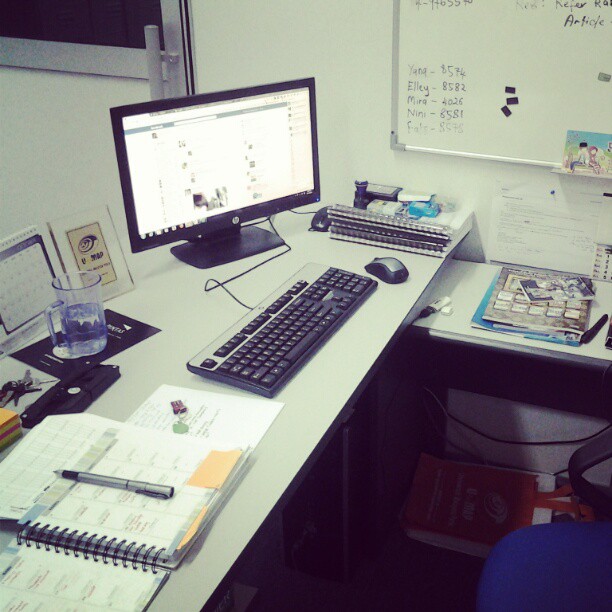 workspace at office