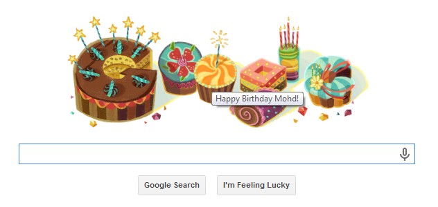 doodle birthday by google